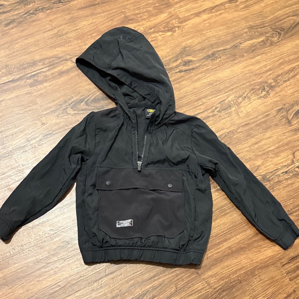 Athletic Works Black Kids Quarter Zip Hoodie